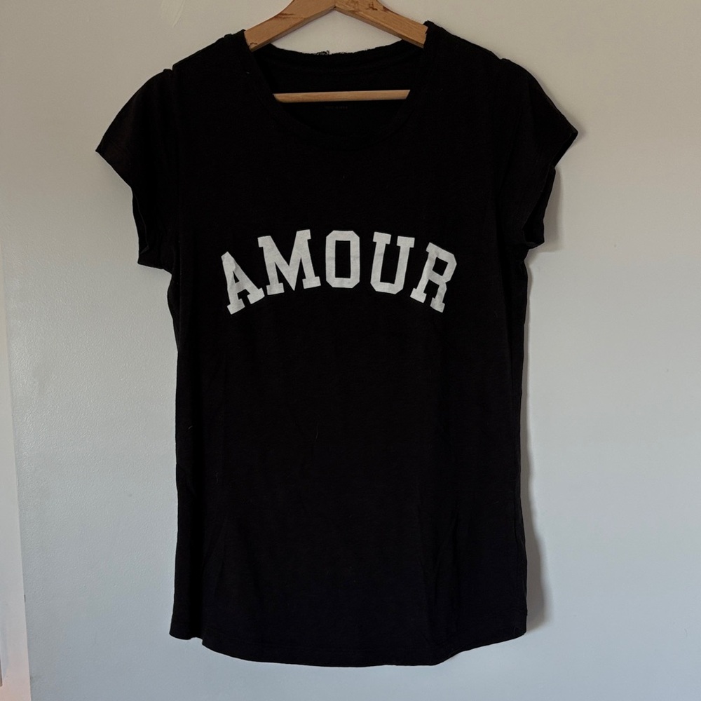 Zadig & Voltaire Black Amour Tee
